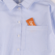 Сорочка РБ208 сорочкова тканина Бембі 402-блакитний-смужка - Фото №4