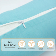 Подушка-валик 8573 Naturale Line 11-2208 Mint бязь полістирол MirSon - Фото №5