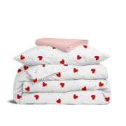 Підліткова постільна білизна Cherry Hearts CS1 ранфорс Cosas - Фото №3
