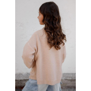 Кардиган Casual Art Knit бежевий - Фото №6