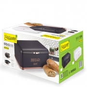 Хлібниця сталева Maestro MR1677-CU-BL чорна - Фото №3