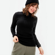 Гольф жіночий Pretty Art Knit чорний - Фото №3