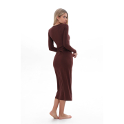 Сукня приталеного силуету 25015 German Volf колекція Шоколад - Фото №4