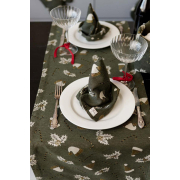 Доріжка новорічна Шапочки на зеленому Прованс - Фото №4