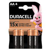 Лужні батарейки Duracell AA 4 шт в упаковці - Фото №3