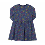 Платье ПЛ344 трикотаж-двунитка Бемби 801-синий - Фото №3