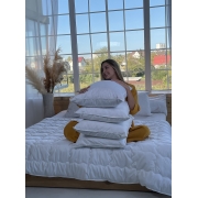 Подушка пухова 100% сірого пуху SoundSleep Air Soft - Фото №15