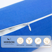 Подушка-валик 8122 Naturale Line 19-4150 Ofelia EcoSilk бязь MirSon - Фото №12