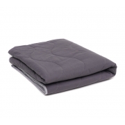 Покривало з наволочками бавовняне Bardoc SoundSleep двостороннє графіт+сірий - Фото №14