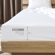 Наматрацник водонепроникний з еластичною стрічкою по перимерту Aqua Stop Ideia білий - Фото №10