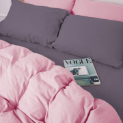 Наволочка 001-008 Ash grey Pink фланель MirSon - Фото №5