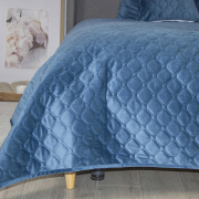 Покривало Ромб круглий Velour ТЕП темно-синій - Фото №6