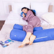 Подушка-валик 8122 Naturale Line 19-4150 Ofelia EcoSilk бязь MirSon - Фото №4