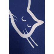 Комплект постельного белья Cat Smile Emily микрофибра темно-синий - Фото №5