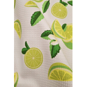 Набір із 3 кухонних вафельних рушників Lime Fresh SoundSleep білий - Фото №5