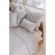 Покривало декоративне Hawaii з наволочками Sonex світло-сірий - Фото №4