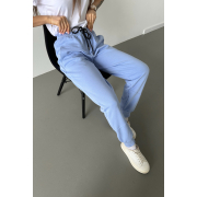 Штани жіночі спортивні з кокеткою 24054 German Volf блакитний - Фото №6