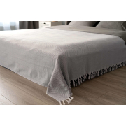 Плед хлопковый Ardesto Summer серый - Фото №5