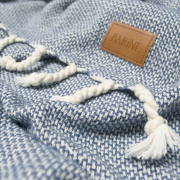 Плед-накидка Barine Wool basket indigo синий - Фото №4