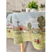 Скатертина гобеленова кругла LiMaSo Round1176 - Фото №4