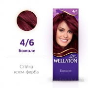 Крем-фарба для волосся стійка Wellaton 4.6 Божоле - Фото №3