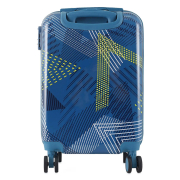 Чемодан 20 S Blue Pattern T5652-1 Semi Line DAS302326 - Фото №5