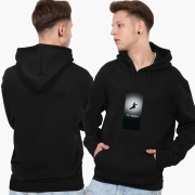 Худи мужской It-Man MobiPrint 9225-2005 черный - Фото №4