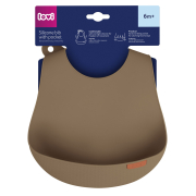 Слинявчик силіконовий Granola Lovi 51/031_bro коричневий - Фото №4