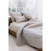 Покривало декоративне Hawaii з наволочками Sonex світло-сірий - Фото №9