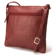 Кожаная сумка Visconti 18608 A red - Фото №3