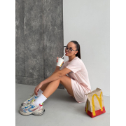 Футболка-туніка Be Happy ST1 Cosy ніжно-рожева - Фото №6