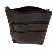 Шкіряна сумка Visconti 18606 oil brown - Фото №3