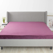 Простирадло велюрове на гумці Velour ТЕП бордове - Фото №3