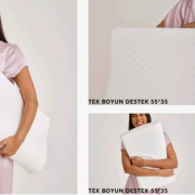 Подушка ортопедична Visco Boyun Hanibaba біла - Фото №3