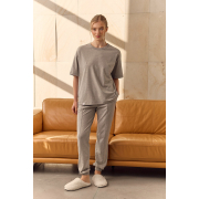 Футболка женская Basic Ellen LSK 32/01/06 серая - Фото №7