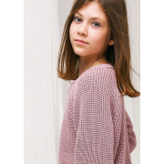 Джемпер для девочки Mari Art Knit розовый - Фото №4