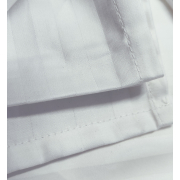 Комплект постільної білизни Stripe SoundSleep сатин-страйп бавовна 100% білий - Фото №5