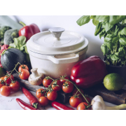 Чавунна каструля 20см 2.3л Tierra cream 830041 NOIS - Фото №6