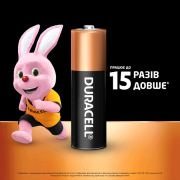 Лужні батарейки Duracell AA 4 шт в упаковці - Фото №6