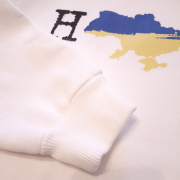 Худі утеплене оверсайз Home Emily унісекс біле - Фото №4