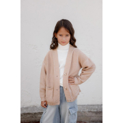 Кардиган Casual Art Knit бежевий - Фото №4