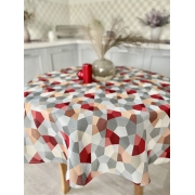 Скатертина гобеленова кругла LiMaSo GEO167 - Фото №3