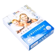 Наматрацник водонепроникний з еластичною стрічкою по перимерту Aqua Stop Ideia білий - Фото №4