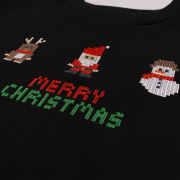 Джемпер ДЖ337 трикотаж Бембі Y06-чорний-вишивка - Фото №4