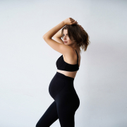 Легінси для вагітних Мамин Дім 545 чорні - Фото №4