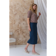 Спідниця в'язана Katrin new Art Knit синій джинс - Фото №5