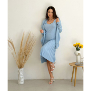 Майка в'язана жіноча Joy Art Knit небесна - Фото №4