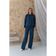 Джемпер в'язаний Katrin new Art Knit синій джинс - Фото №3