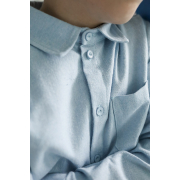 Рубашка РБ196 фланель Бемби A00-светло-голубой - Фото №11