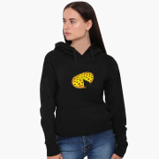 Худі жіночий Піца MobiPrint 8921-2078 чорний - Фото №3